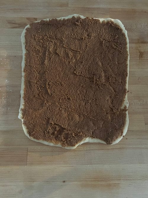 Filling spread edge to edge