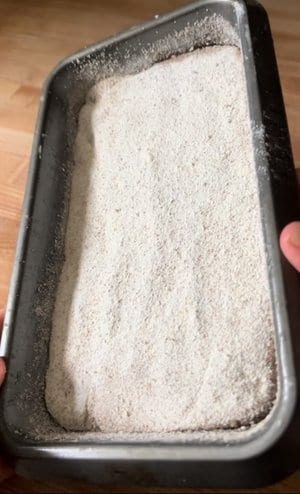 Dusted with rye flour for the final proof