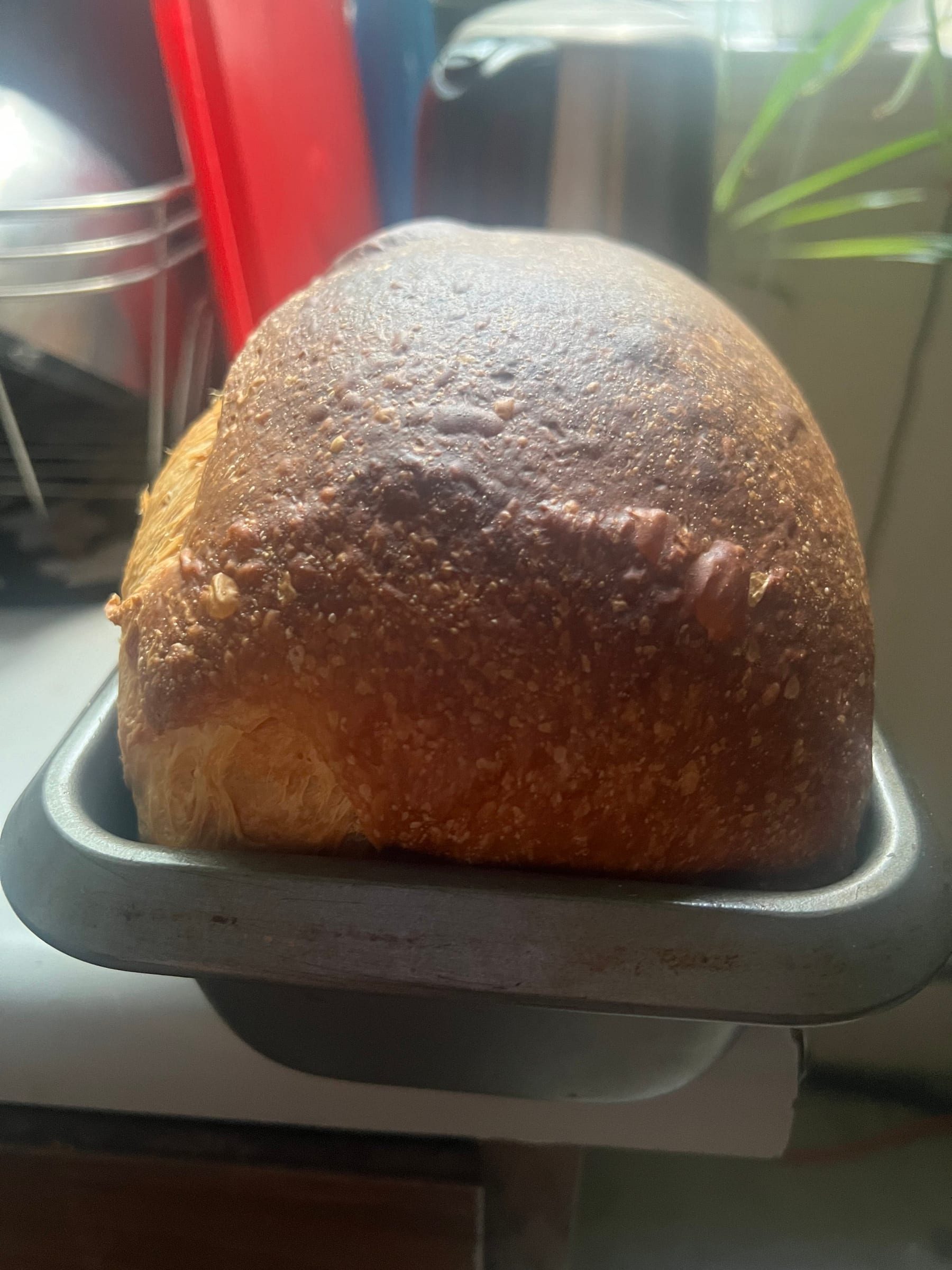 Baked and out of the pan