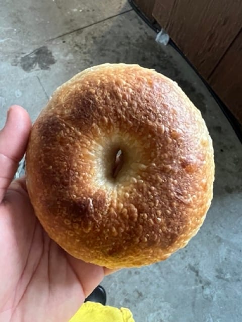 Baked to a deep brown