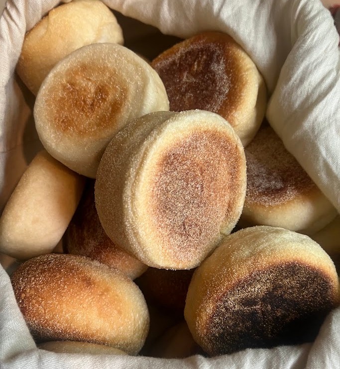 Sourdough English Muffins