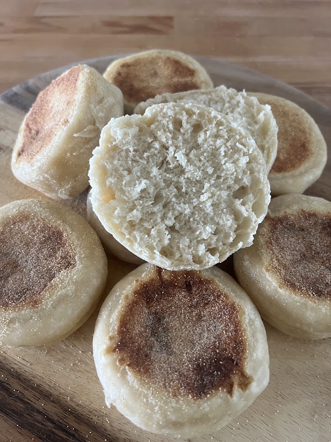 Sourdough English Muffins