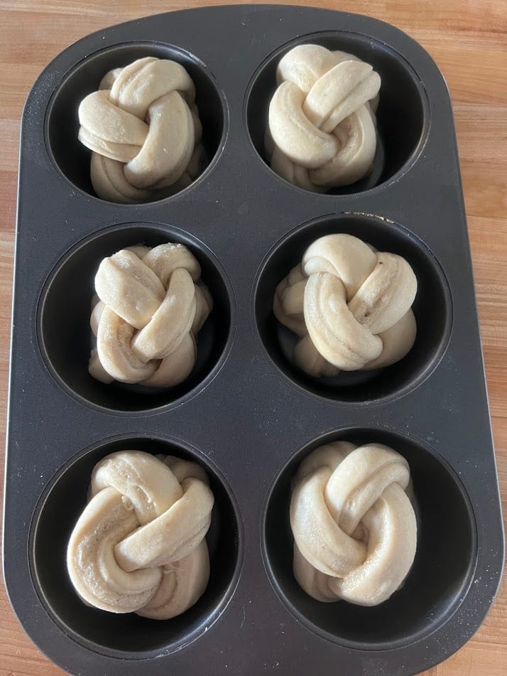 Buns before final proof.